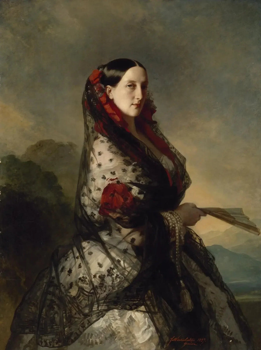 Portret wielkiej księżnej Marii Nikolaïevny - Franz Xaver Winterhalter