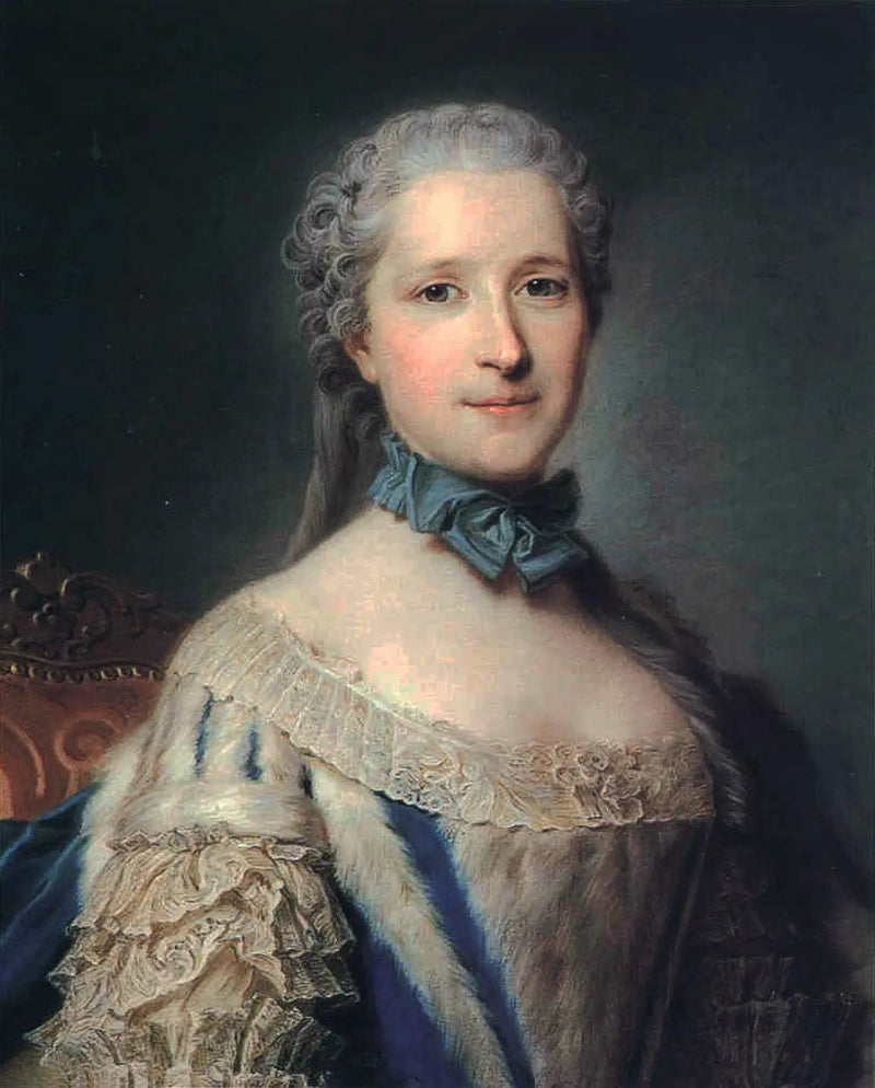 Portret marszałkowej de Belle-Isle - Maurice-Quentin de La Tour