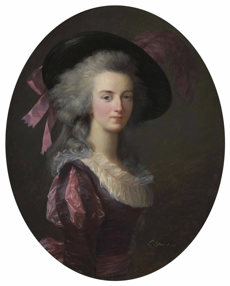 Portret marszałkowej-hrabiny de Mailly, z domu Blanche Charlotte Marie Félicité de Narbonne Pelet - Élisabeth Vigée Le Brun