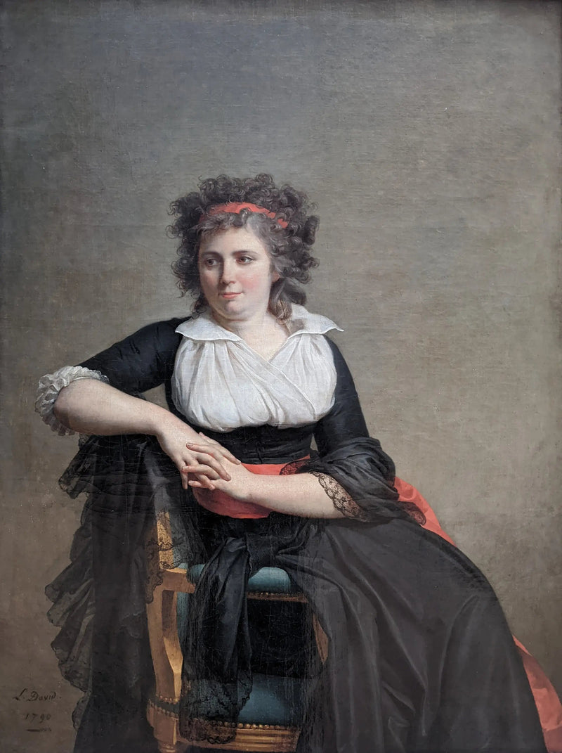 Portret markizy d'Orvilliers - Jacques-Louis David
