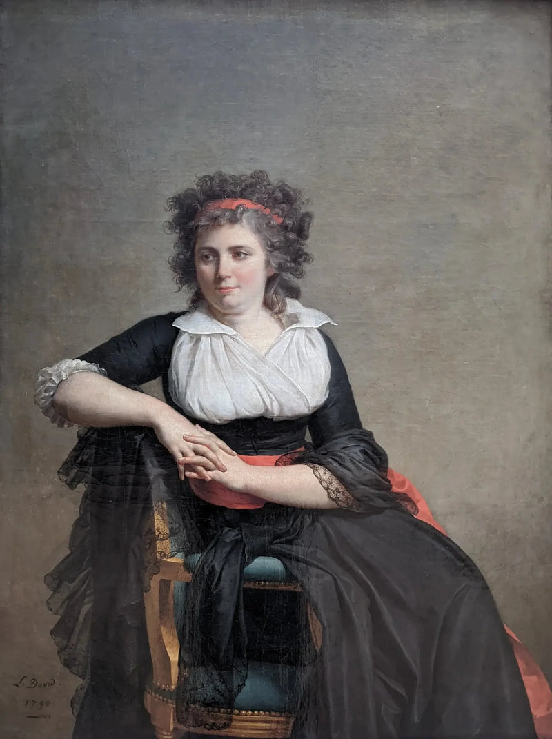 Portret markizy d'Orvilliers - Jacques-Louis David