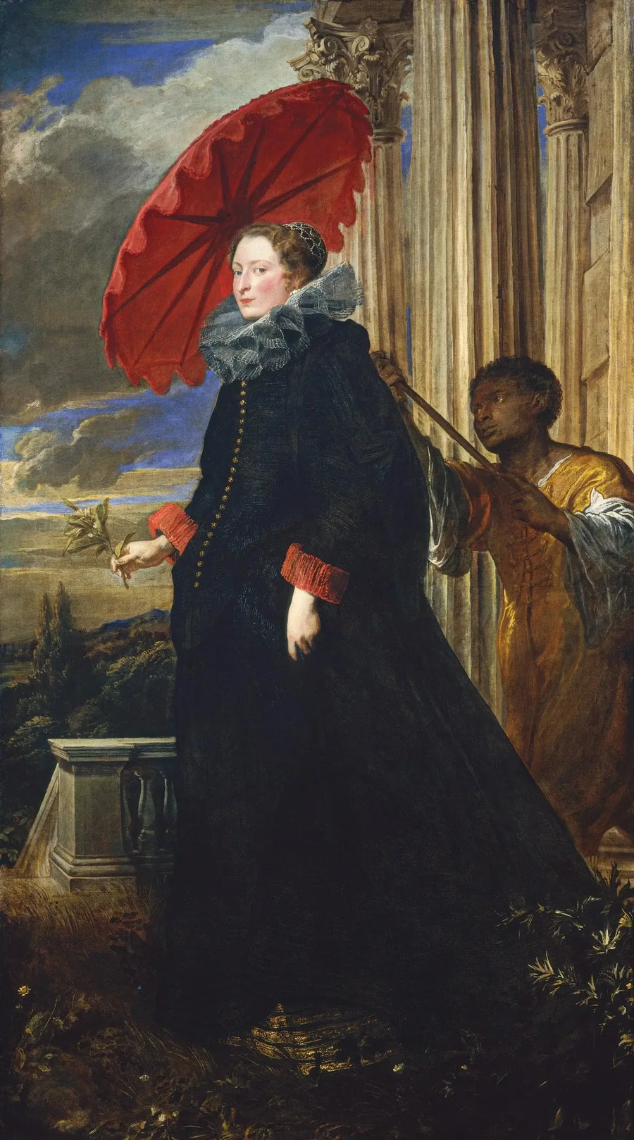 Portret margrabiny Eleny Grimaldi Cattaneo - Antoine van Dyck