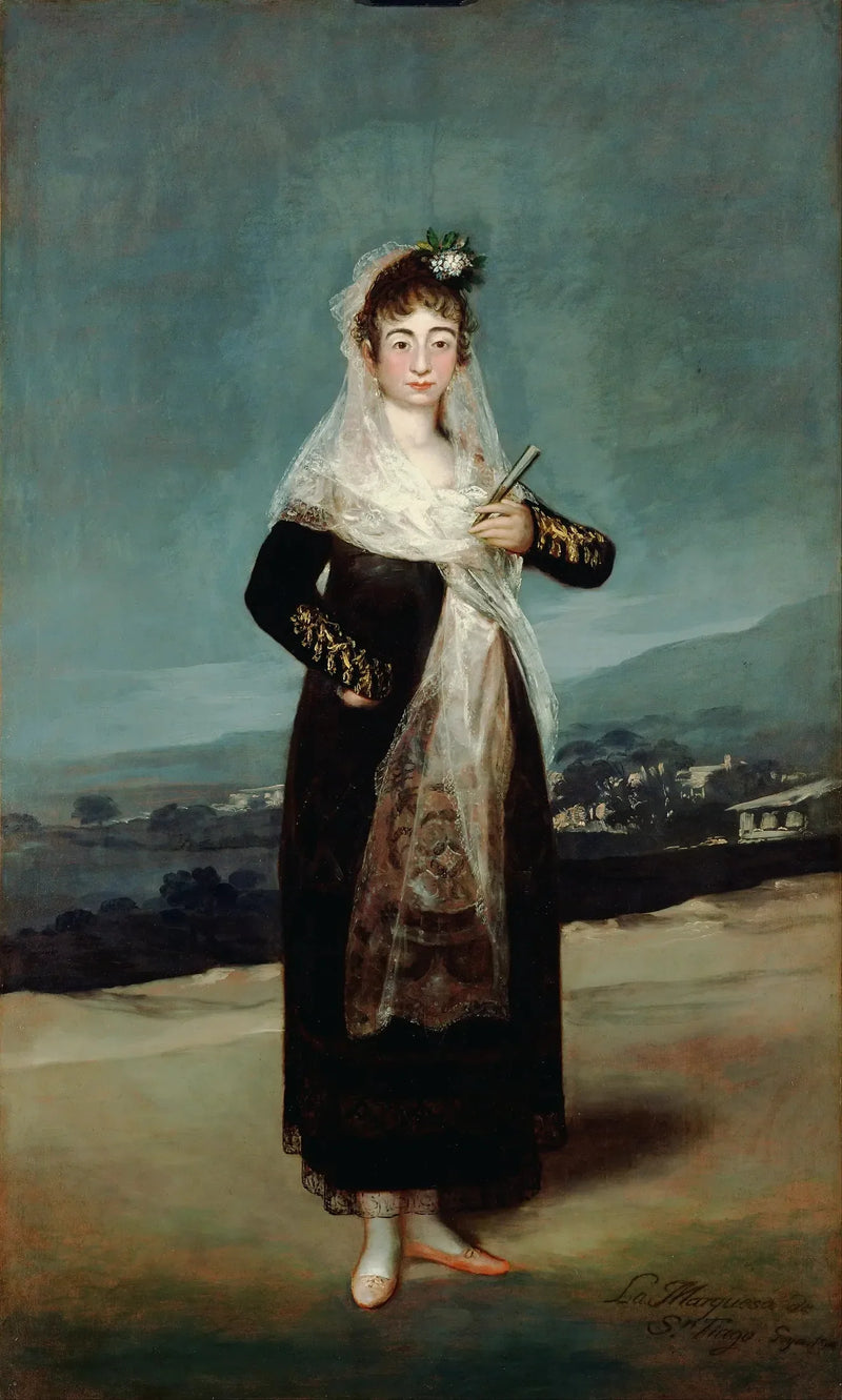 Portret markizy de Santiago - Francisco de Goya