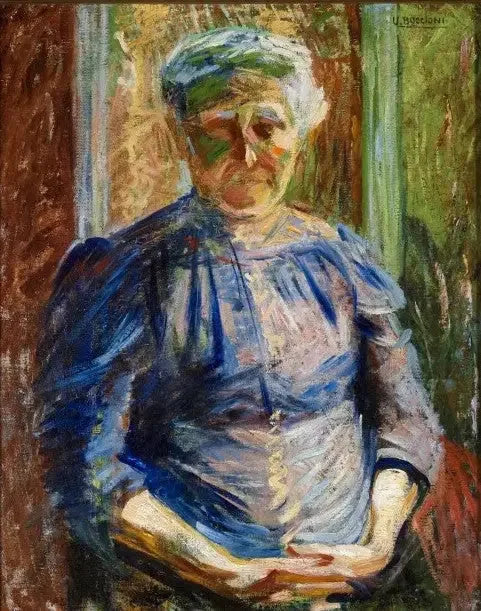 Portret matki - Umberto Boccioni