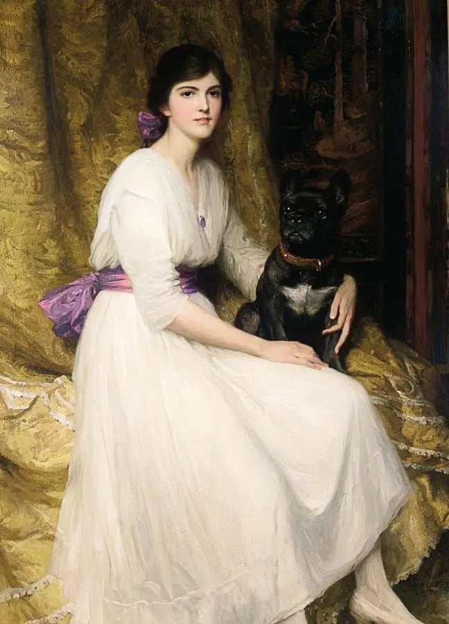 Portret siostrzenicy artysty, Dorothy - Frank Bernard Dicksee
