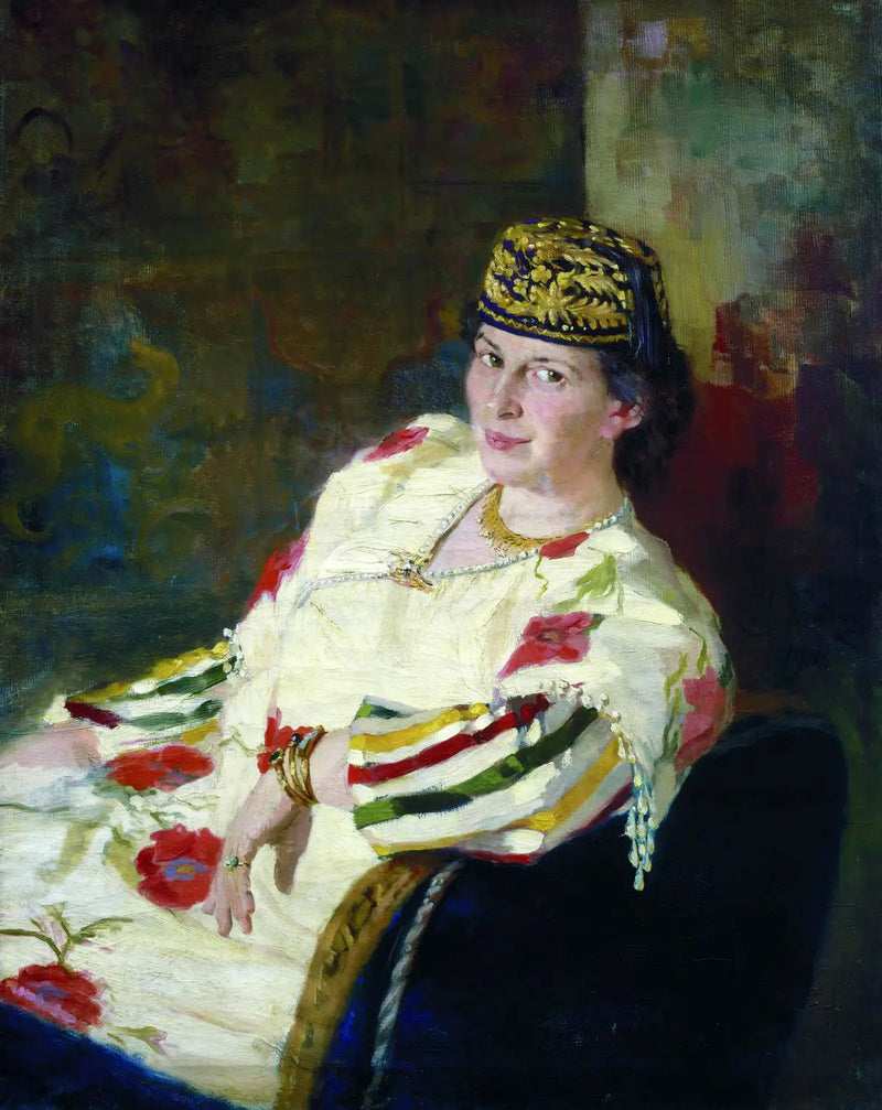 Portret patronki i hrabiny Mariny Konstantinowny Oliv - Ilya Repin