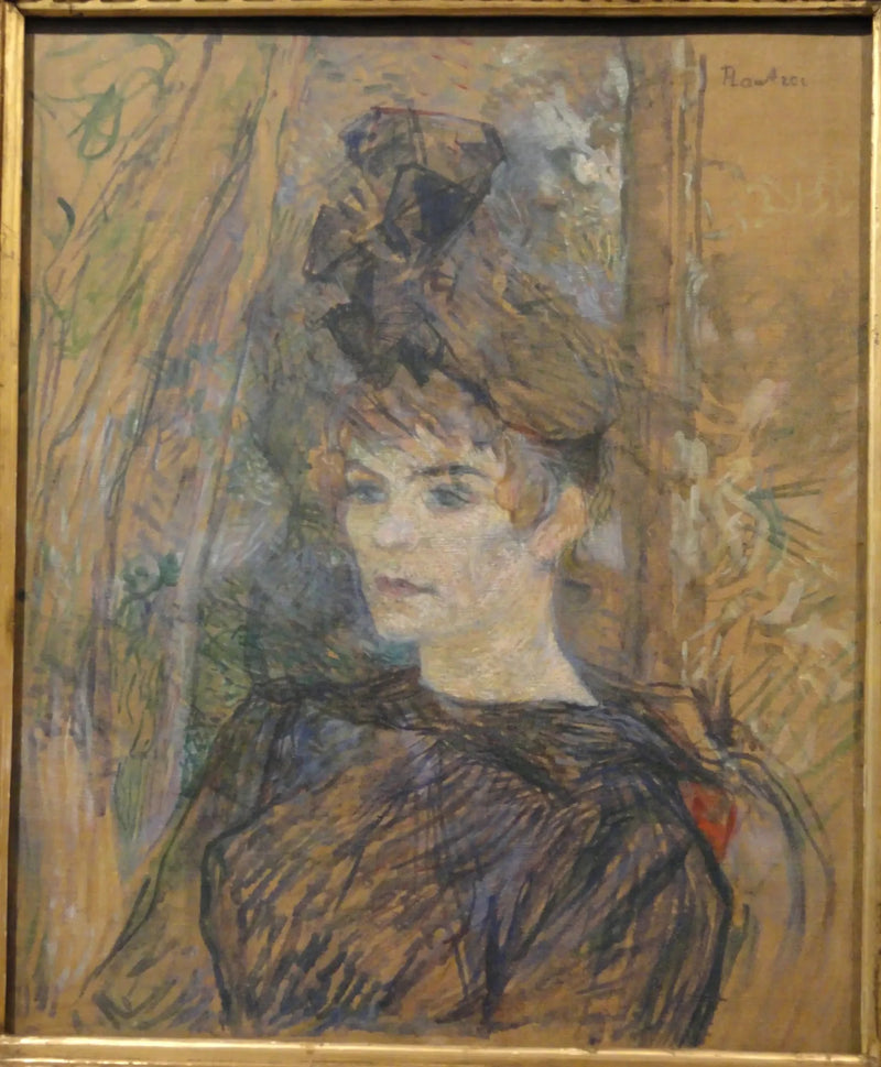 Portret malarki Suzanne Valadon - Henri de Toulouse-Lautrec