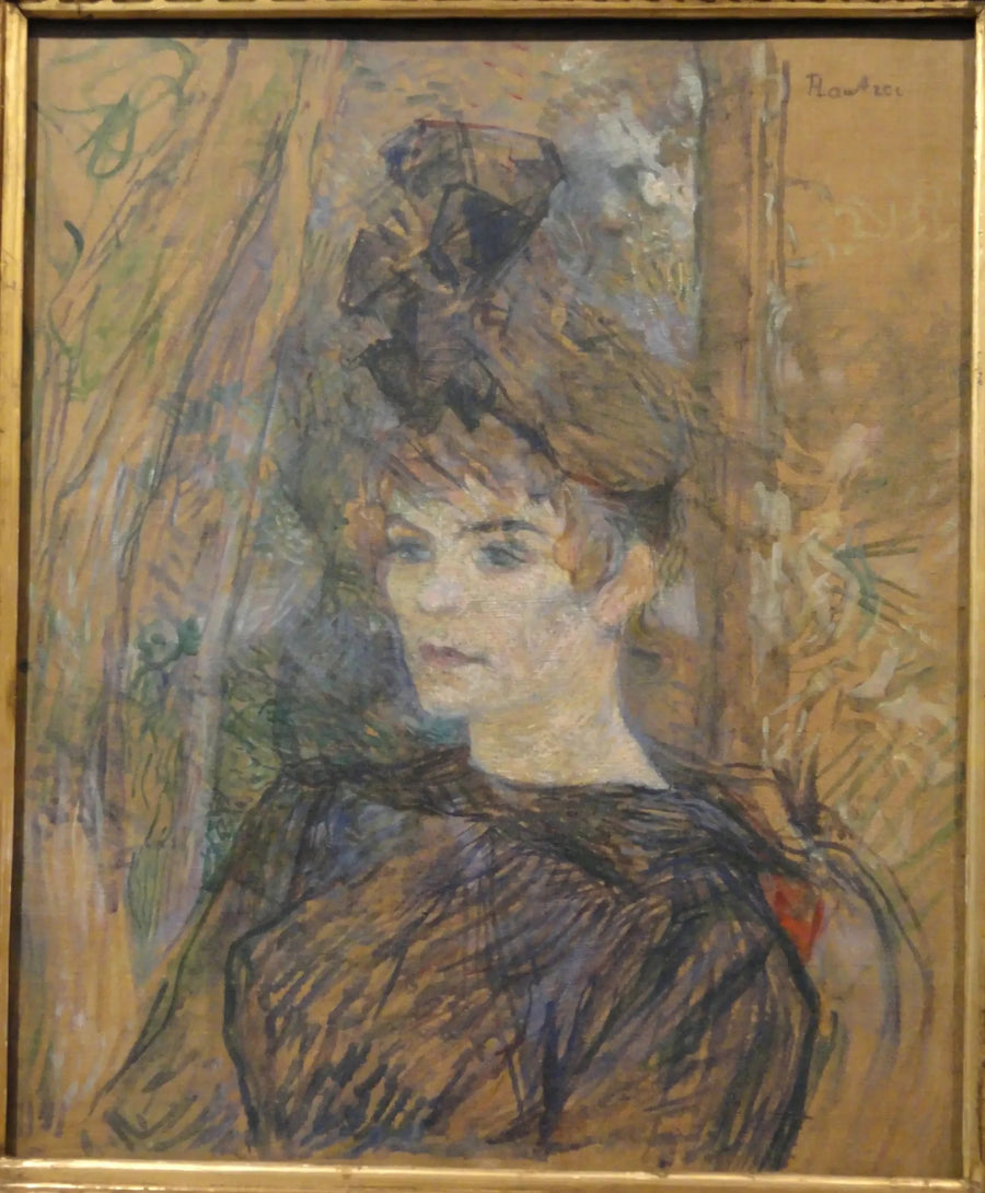 Portret malarki Suzanne Valadon - Henri de Toulouse-Lautrec