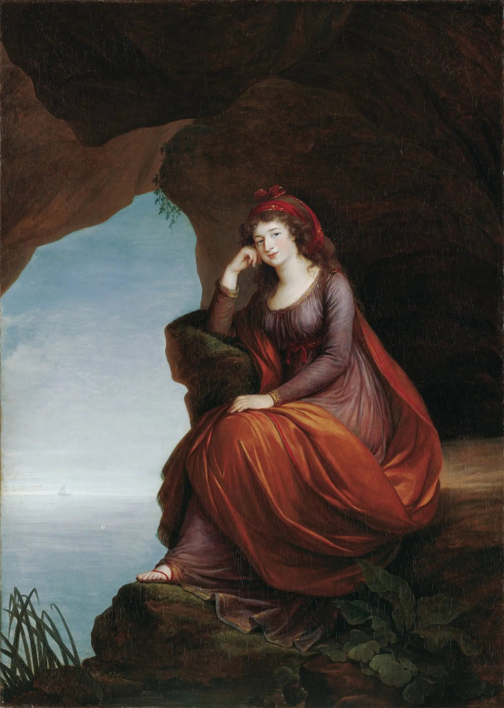 Portrait de la princesse Hermenegilde von Esterházy (1769-1845) née Liechtenstein en Ariane à Naxos - Élisabeth Vigée