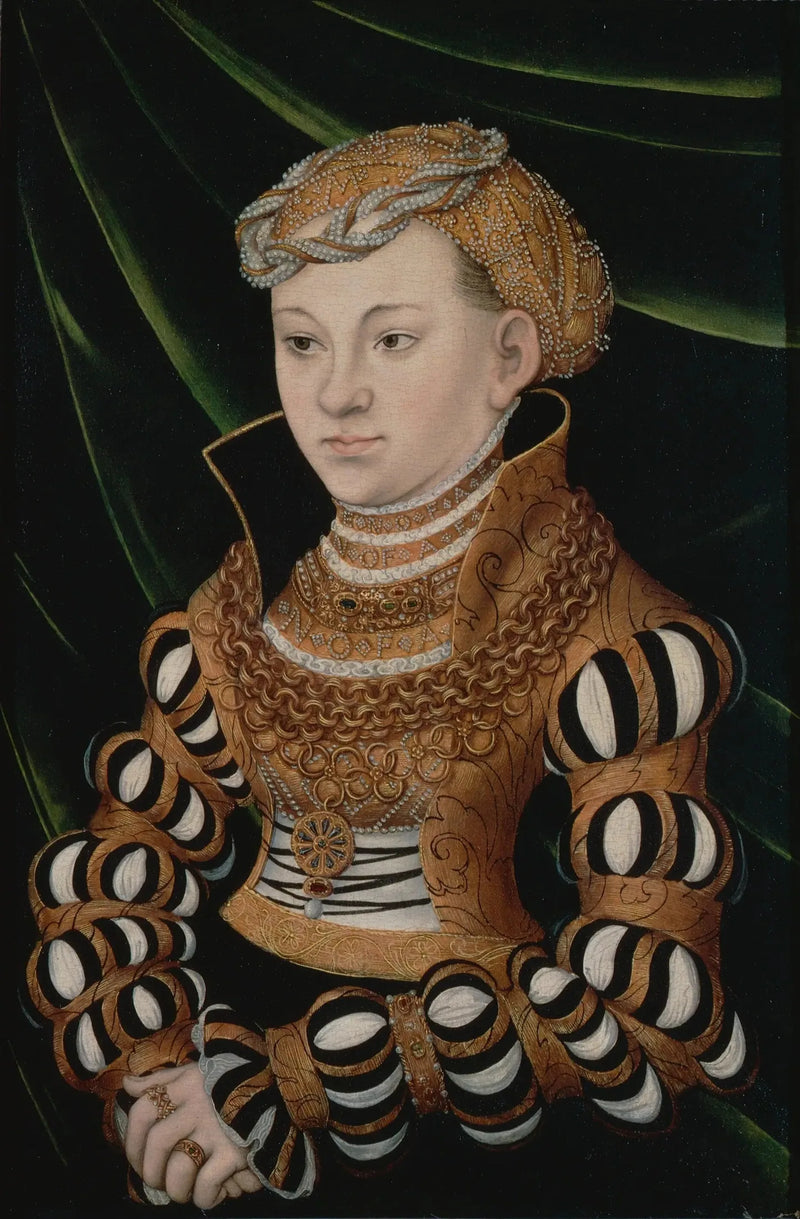 Portret księżniczki Marguerity z Saksonii - Lucas Cranach Starszy