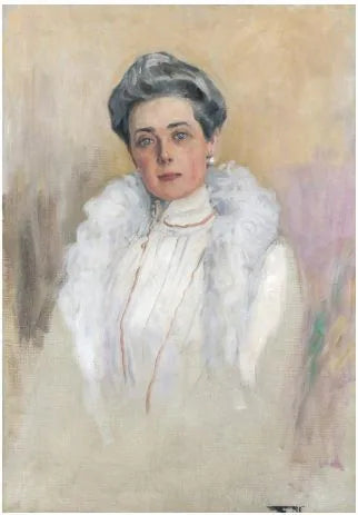 Portrait de la princesse Zinaida Nikolaïevna Yusupova - Valentin Serov image 1 copie de tableau peinte à la main