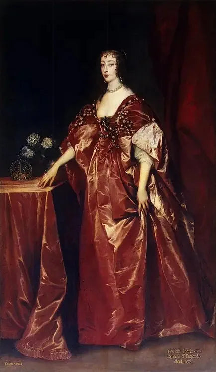 Portret królowej Henriette-Marie - Antoine van Dyck