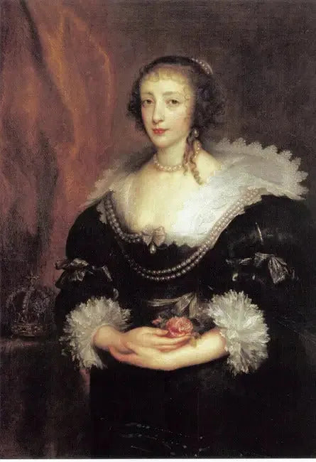 Portret królowej Henriette Marie - Antoine van Dyck