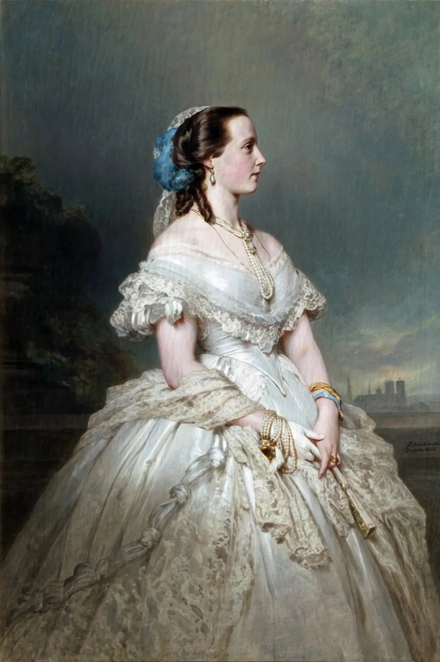 Portret królowej Marie Henriette - Franz Xaver Winterhalter