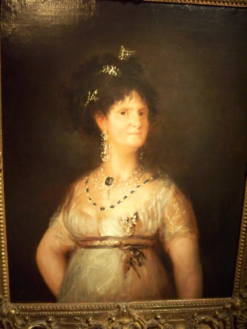 Portret królowej Marii Ludwiki Hiszpańskiej - Francisco de Goya