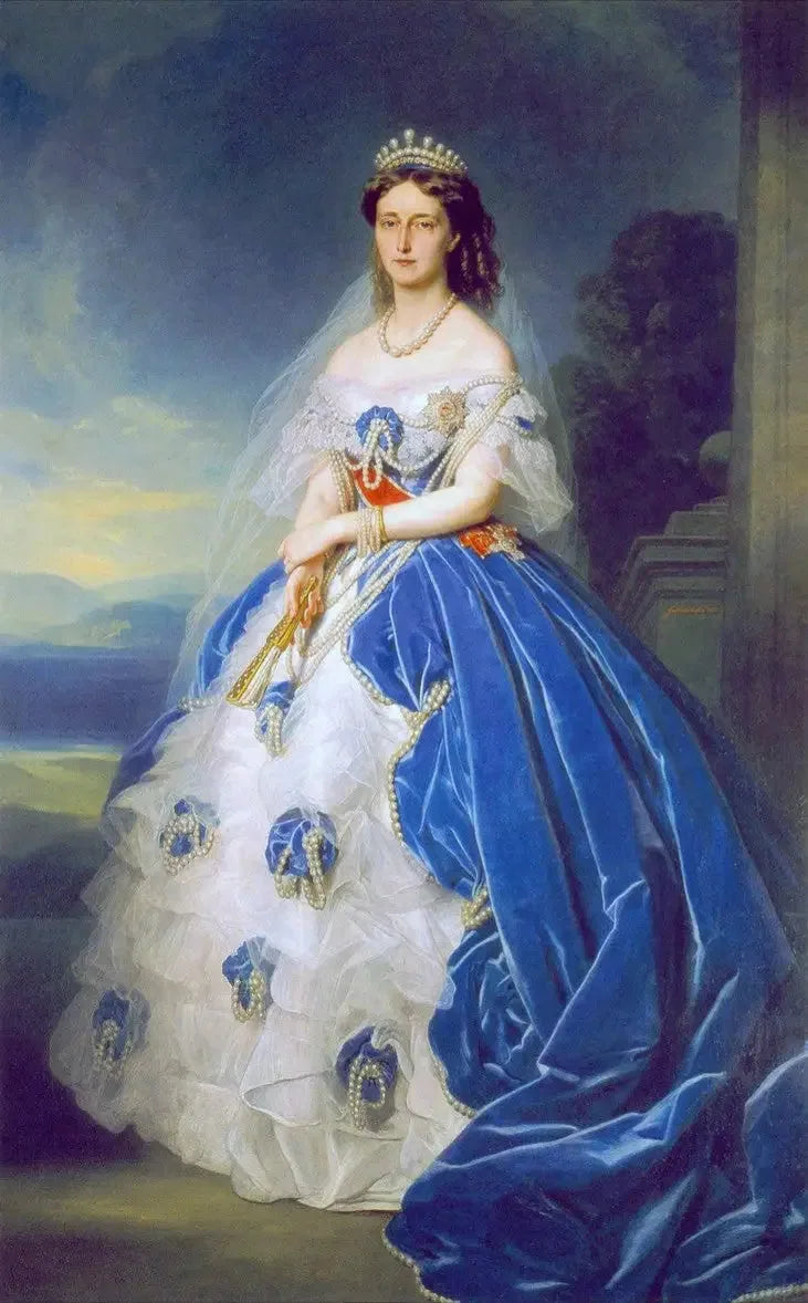 Portret królowej Olgi Wirtemberskiej (1822-1892) - Franz Xaver Winterhalter