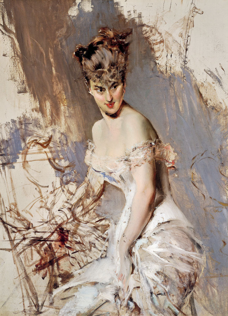 Portret aktorki Alice Regnault - Giovanni Boldini