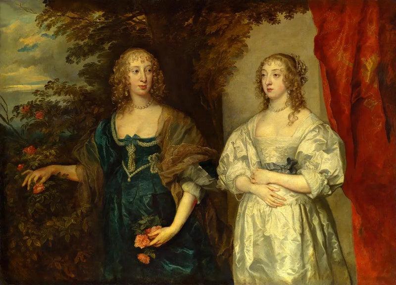 Portret Lady d'Aubigny i hrabiny Portland - Antoine van Dyck