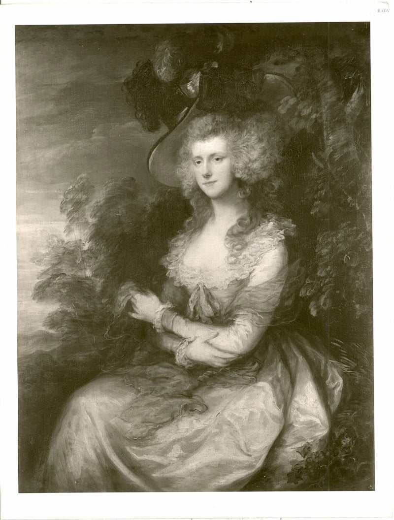 Portret Lady Hibbert - Thomas Gainsborough