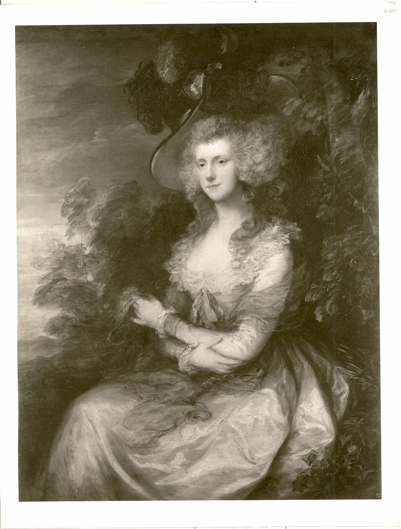 Portret Lady Hibbert - Thomas Gainsborough