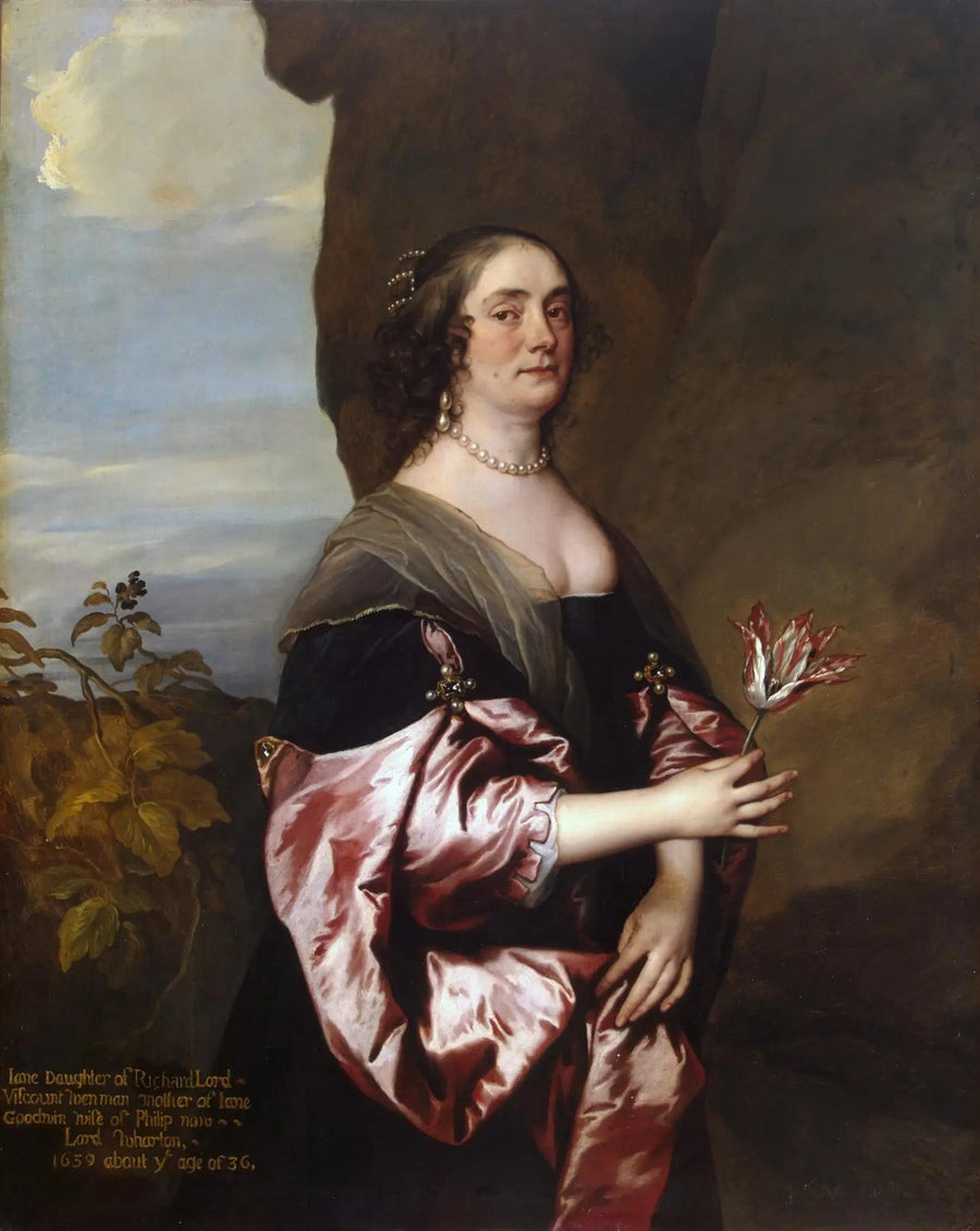 Portret Lady Jane Goodwin - Antoine van Dyck