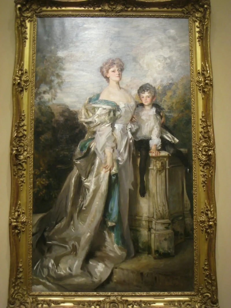 Portret Lady Warwick i jej syna - John Singer Sargent