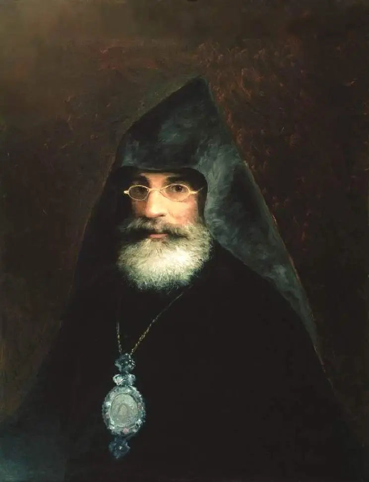 Portret arcybiskupa Gabriela Aivazyana (brata I. Aivazovskiego) - Iwan Aivazowski
