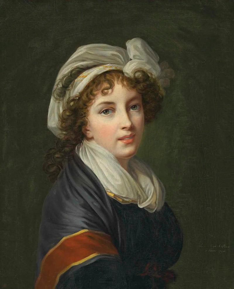 Portret artysty, w półpostaci - Élisabeth Vigée Le Brun