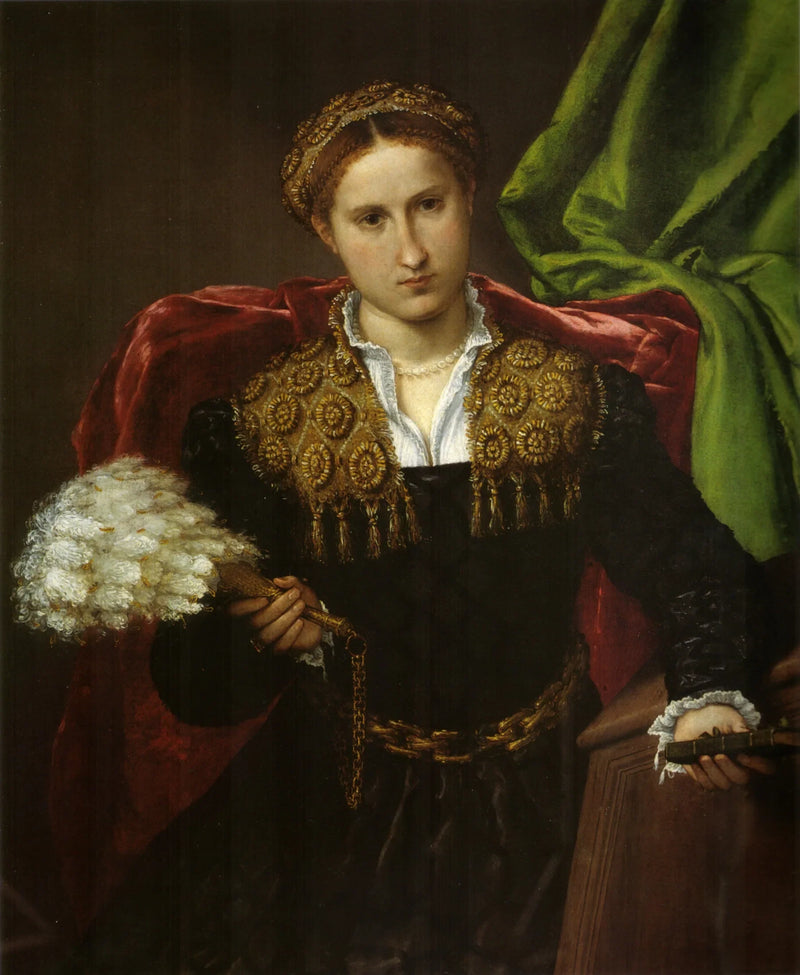 Portret Laury da Pola - Lorenzo Lotto
