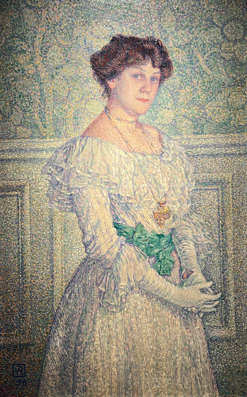Portret Laure Flé - Théo van Rysselberghe