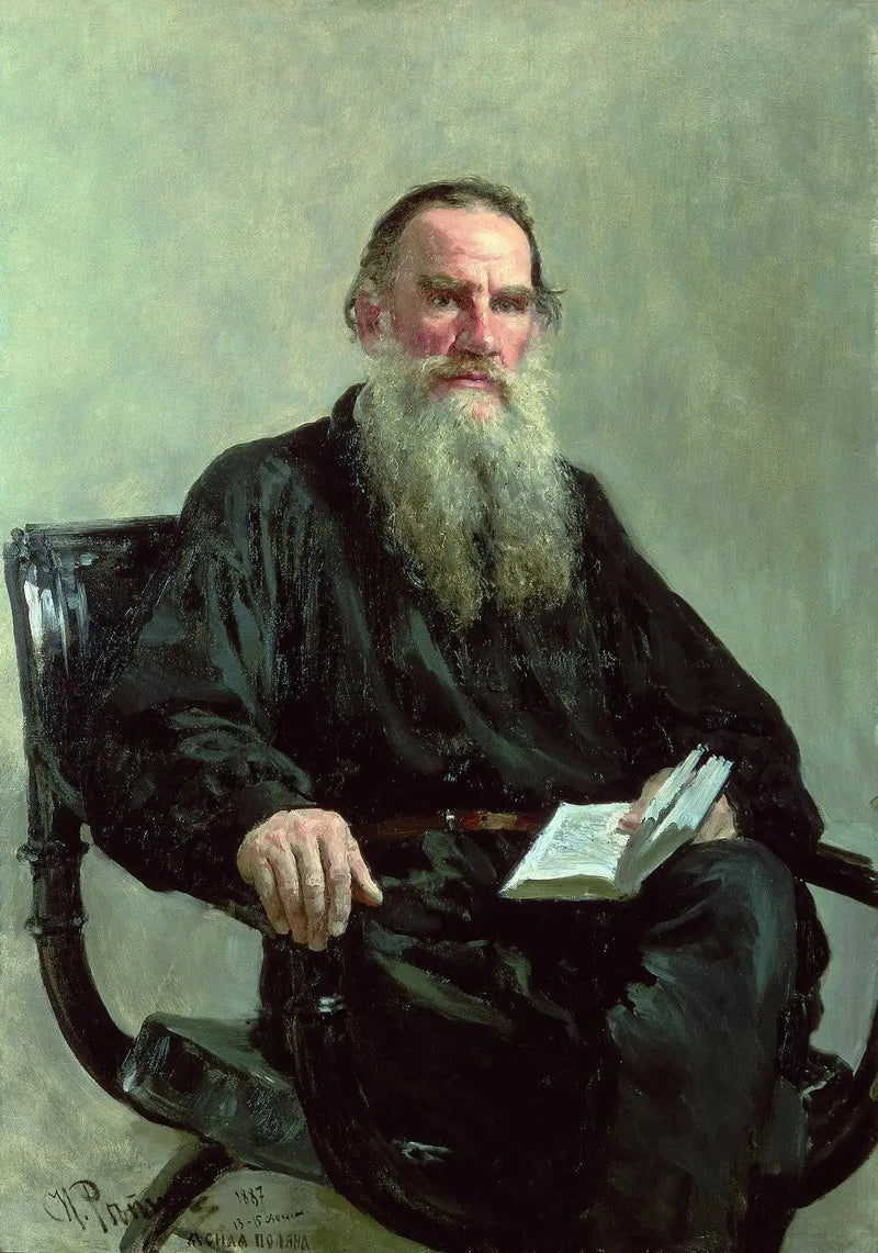 Portret Lwa Tołstoja - Ilya Repin