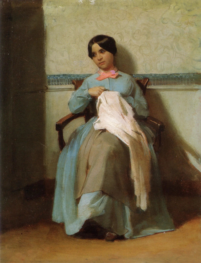 Portret Léonie Bouguereau, kuzynki artysty - Bouguereau
