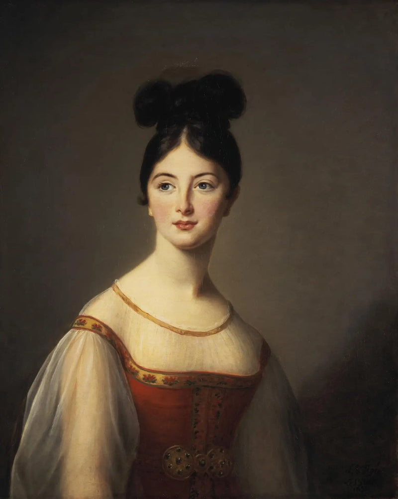 Portret Léontine de Rivière - Élisabeth Vigée Le Brun