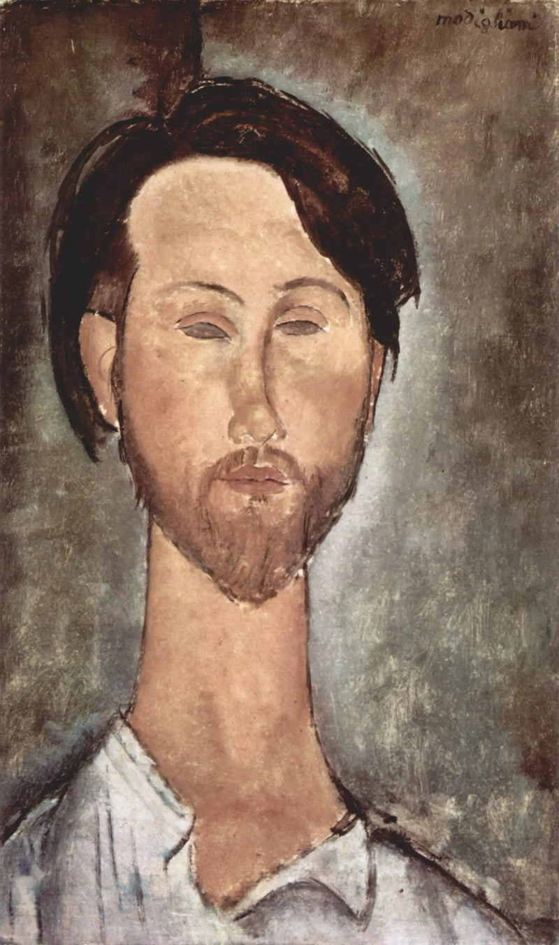 Portret Léopolda Zborowskiego - Amedeo Modigliani