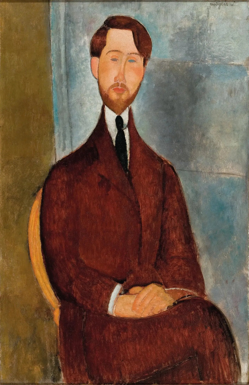 Portret Léopolda Zborowskiego - Amedeo Modigliani