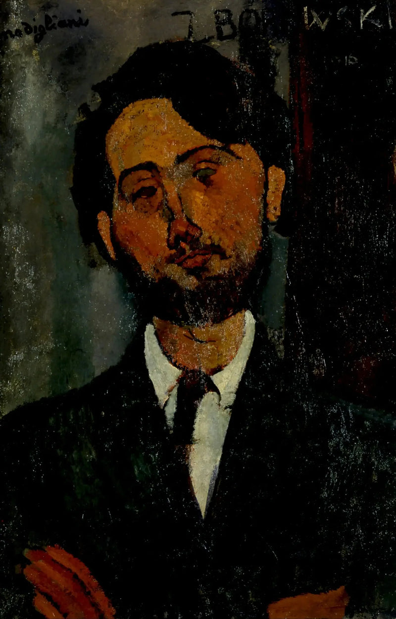 Portret Léopolda Zborowskiego - Amedeo Modigliani