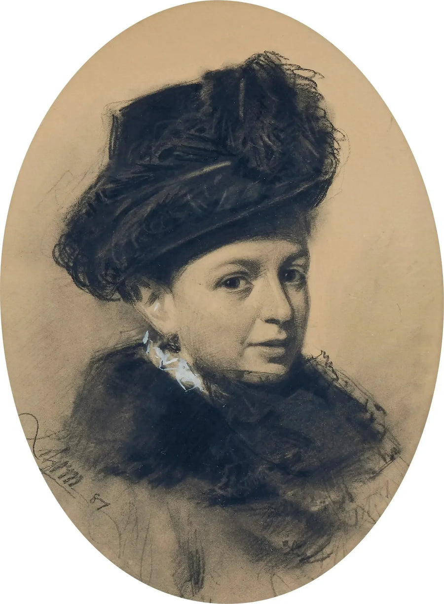 Portret Lisen Samson - Anders Zorn