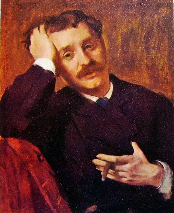 Portret Lorenzo Pagansa - Edgar Degas