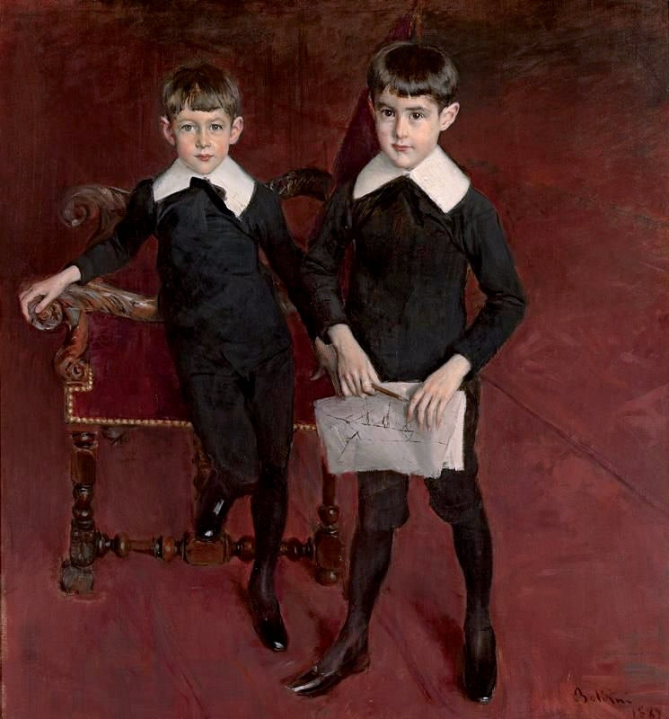Portret Louisa i Pedrona Subercaseaux - Giovanni Boldini