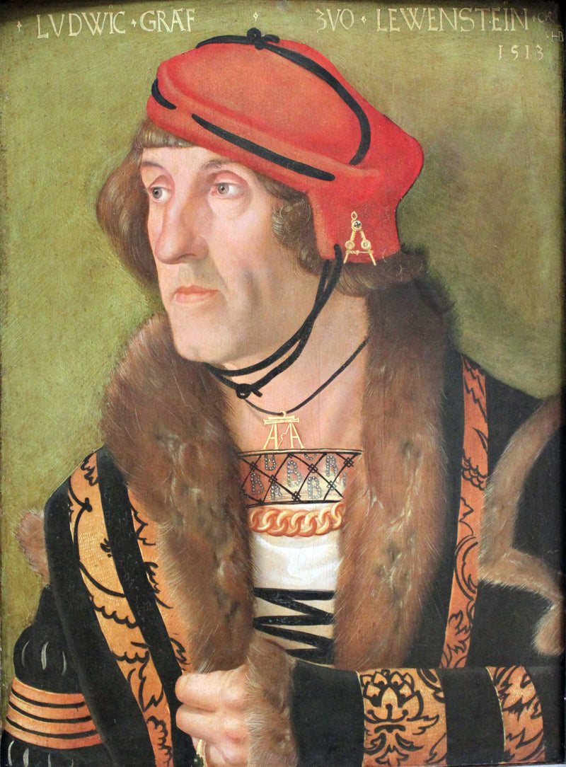 Portret Ludwika I, hrabiego Löwenstein - Hans Baldung Grien