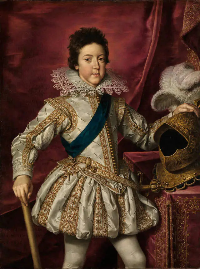 Portret Ludwika XIII - Frans Pourbus Młodszy