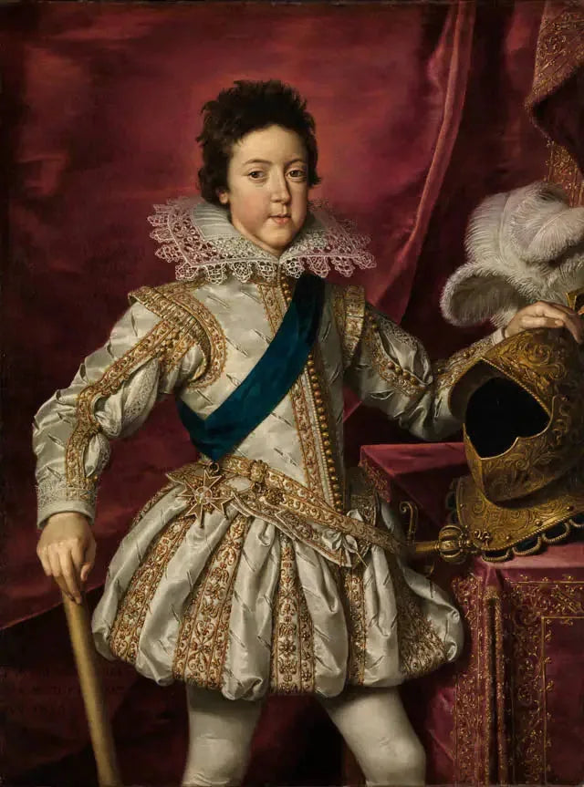 Portret Ludwika XIII - Frans Pourbus Młodszy