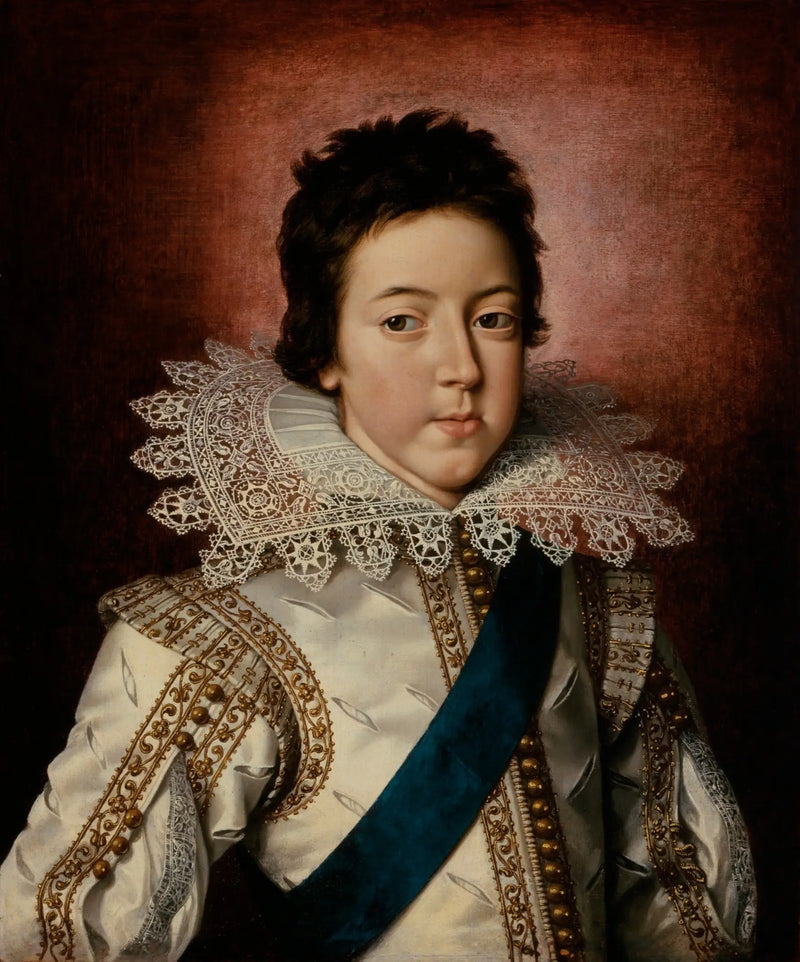 Portret Ludwika XIII, króla Francji, dziecko - Frans Pourbus Młodszy