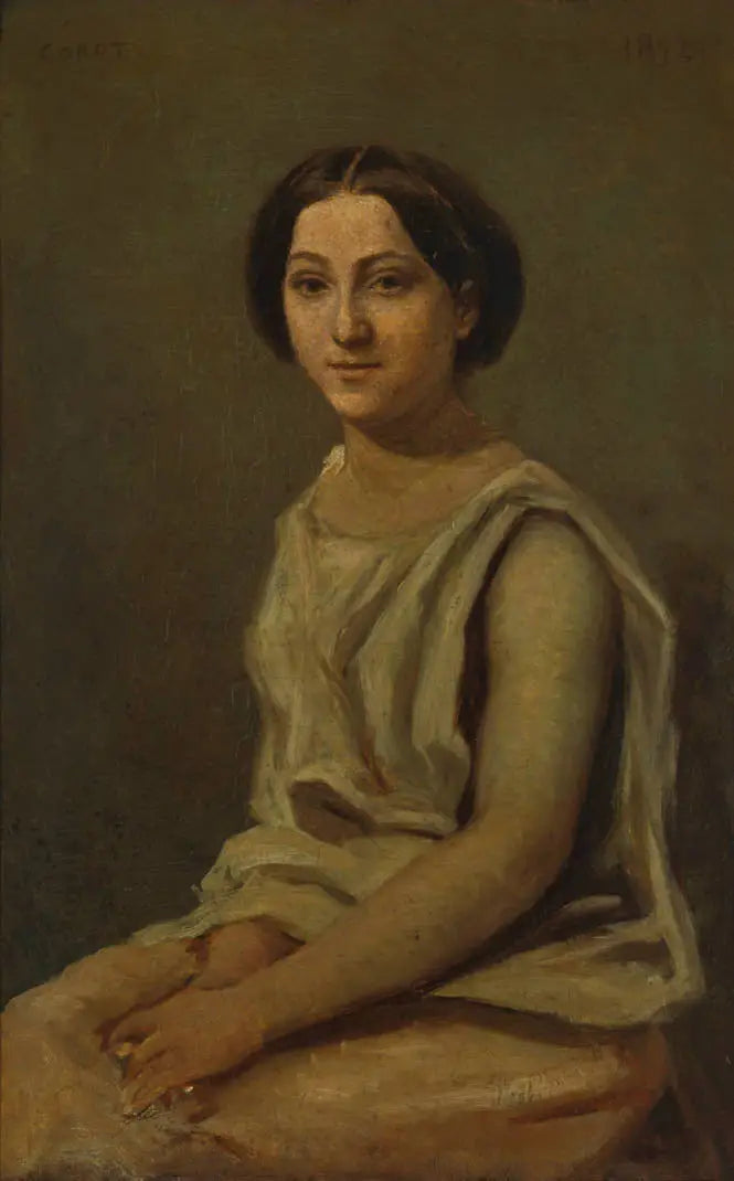 Portret Louise Audiat - Jean-Baptiste Camille Corot