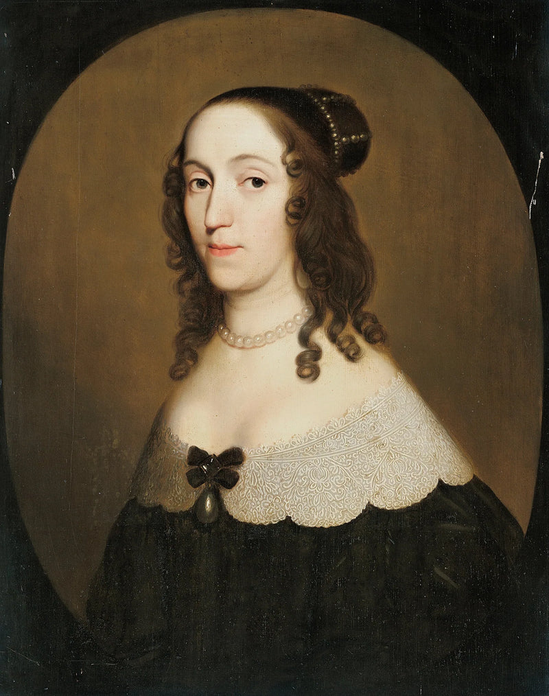 Portret Louise Christiny (1606-1669), hrabiny Solms-Braunfels - Gerrit van Honthorst