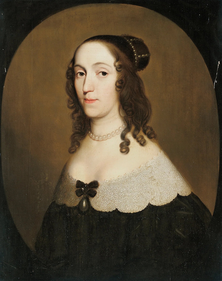Portret Louise Christiny (1606-1669), hrabiny Solms-Braunfels - Gerrit van Honthorst