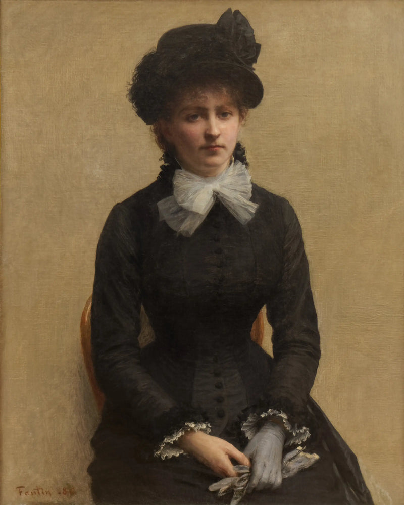 Portret Louise Riesener - Henri Fantin-Latour