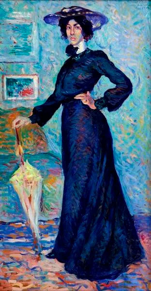 Portret Lucie Cousturier - Maximilien Luce