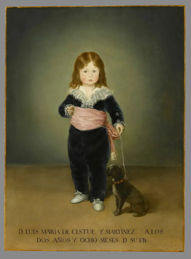 Portret Luisa Maríi de Cistué Martínez - Francisco de Goya