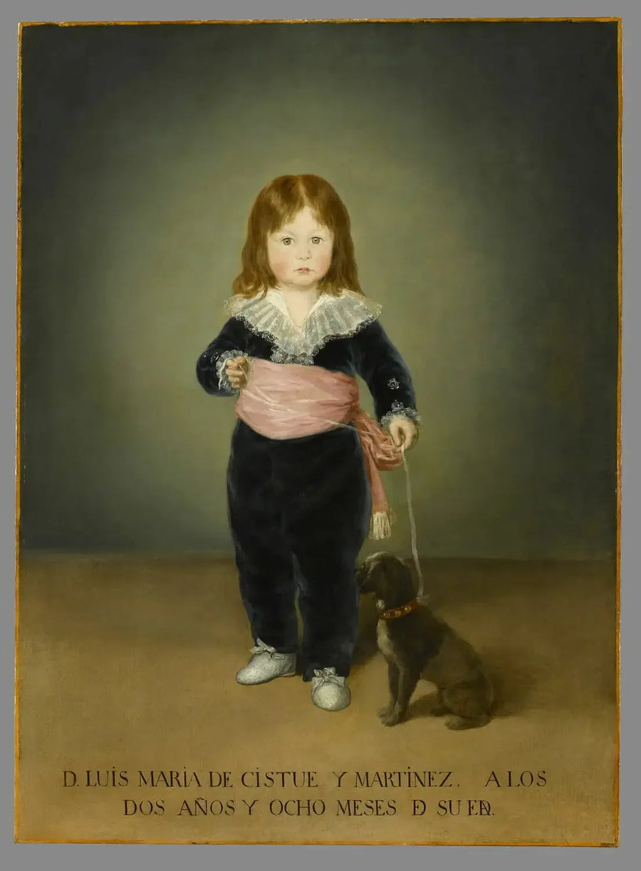 Portret Luisa Maríi de Cistué Martínez - Francisco de Goya